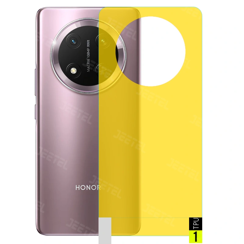برچسب نانو پشت گوشی Honor X9C مدل فول کاور شفاف آنتی شوک