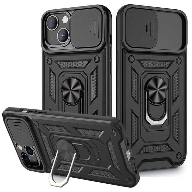 قاب کشویی بتمنی مدل آهنربایی هولدردار برای گوشی IPHONE 13 طرح اسلاید آرمور