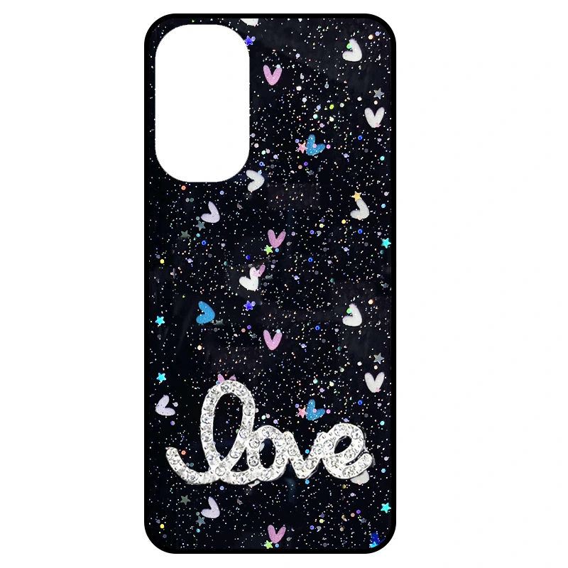 گارد دخترانه گوشی Xiaomi POCO F3 مدل قلبی نگین دار