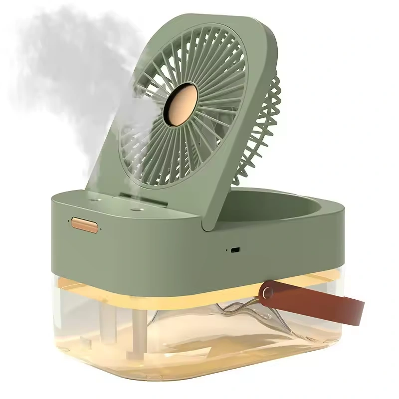 پنکه ریموت دار مه پاش رومیزی با چراغ خواب مدل Summer Portable