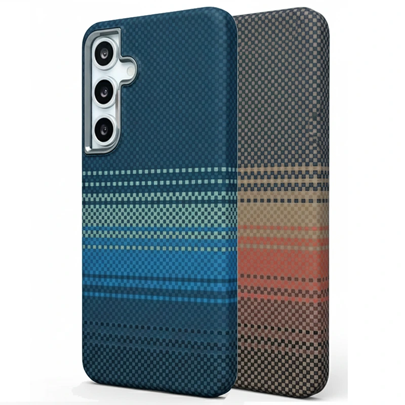 قاب طرح کربنی مگ سیف دار iPefet مناسب برای گوشی Samsung Galaxy S23 fe