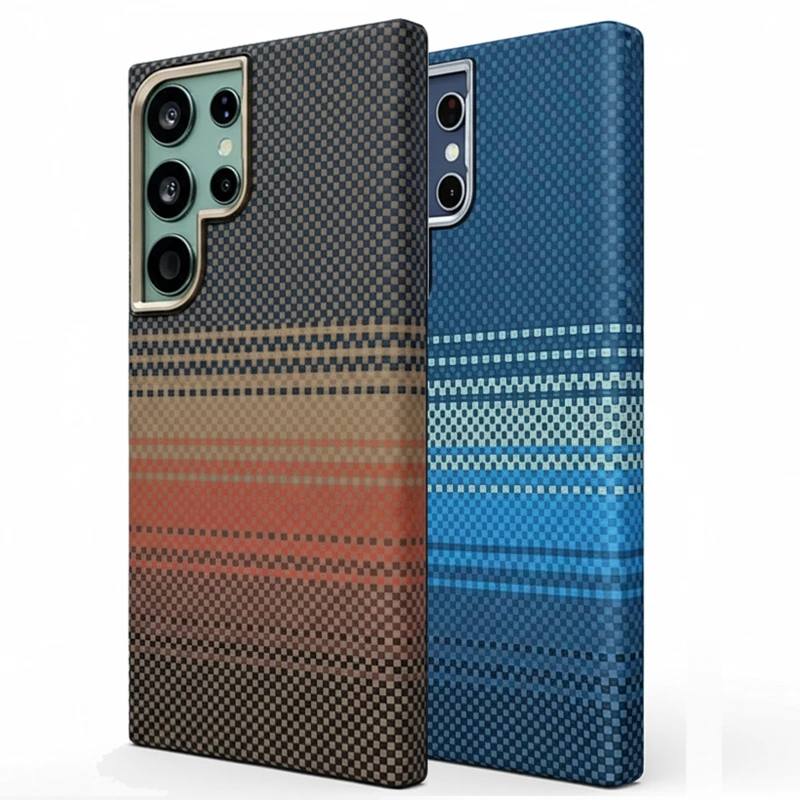 قاب طرح کربنی مگ سیف دار iPefet مناسب برای گوشی Samsung Galaxy S23 Ultra