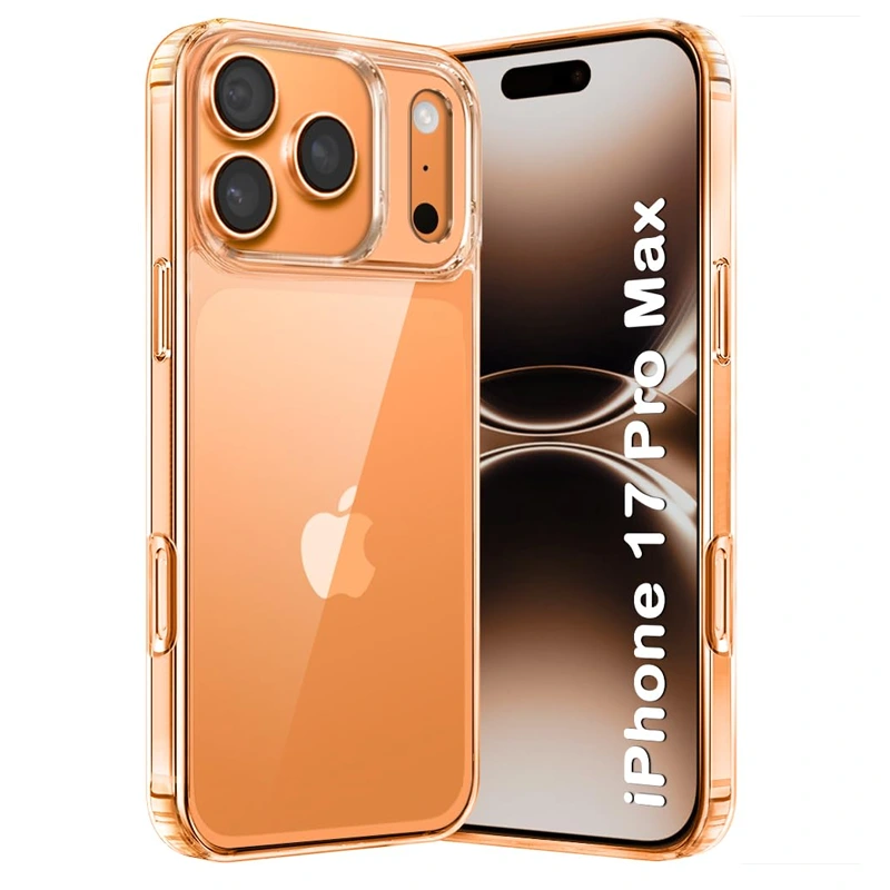 کاور شفاف دکمه فلزی اورجینال مناسب برای گوشی IPHONE 17 Pro Max از برند Berlia