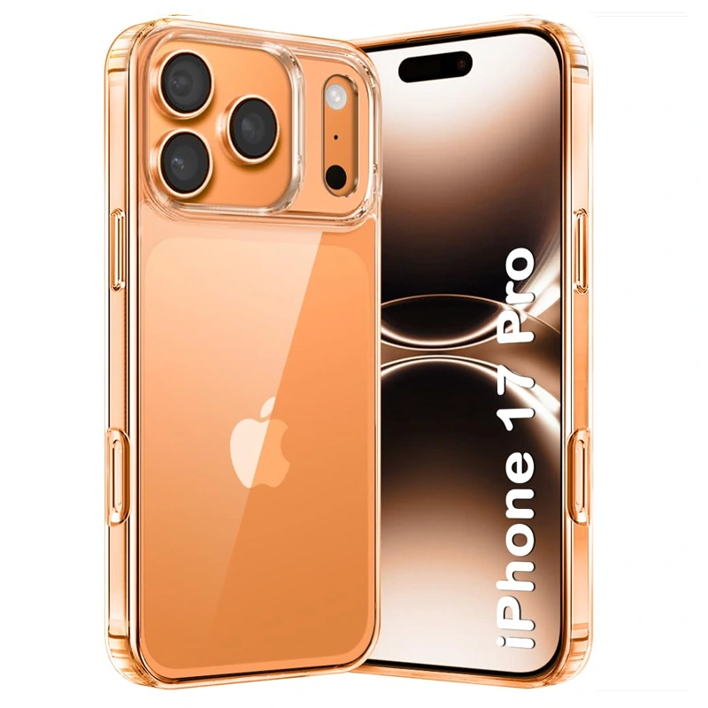 کاور شفاف دکمه فلزی اورجینال مناسب برای گوشی IPHONE 17 Pro از برند Berlia