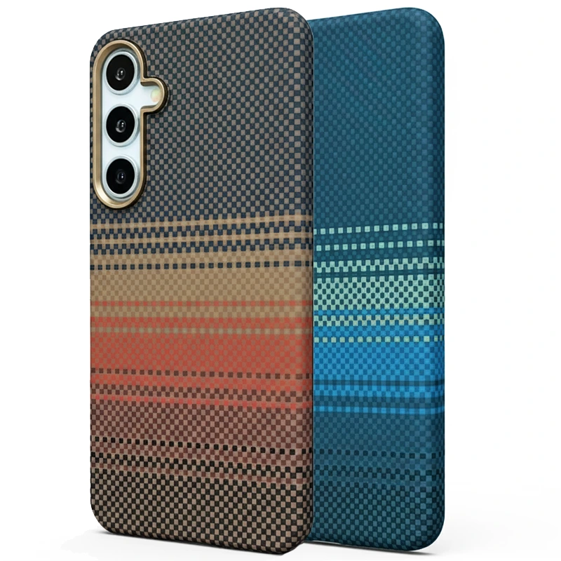 قاب طرح کربنی مگ سیف دار iPefet مناسب برای گوشی Samsung Galaxy A55