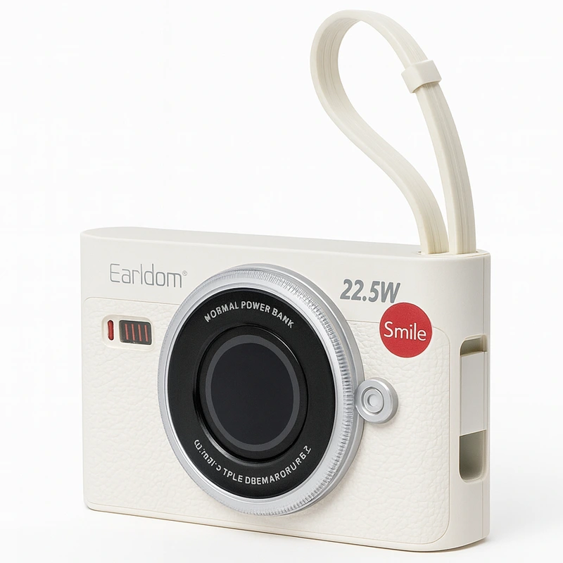 پاوربانک 3 پورت 10.000Mah به توان 22.5W به همراه کابل مدل Earldom PD45 (100% اورجینال)