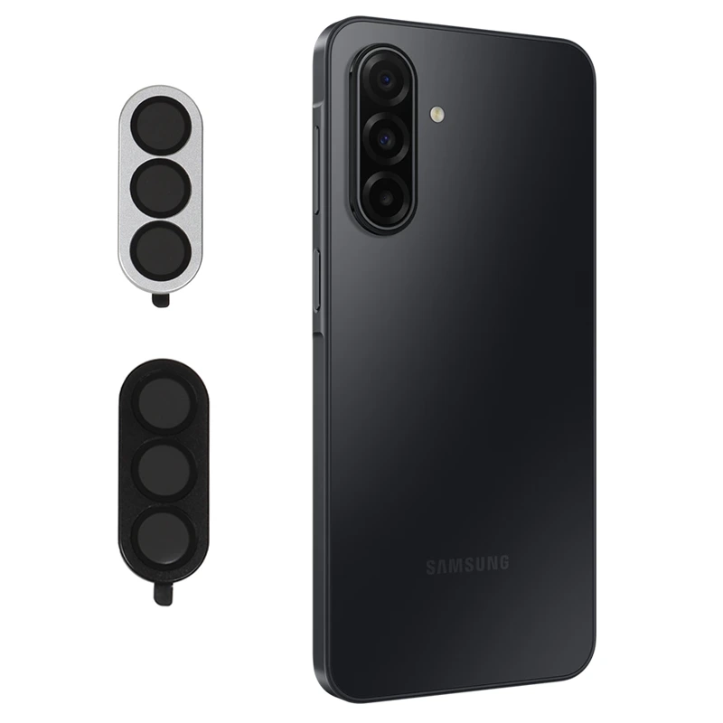 محافظ لنز دوربین Samsung Galaxy A17 رینگی مدل شیشه ای آلومینیومی