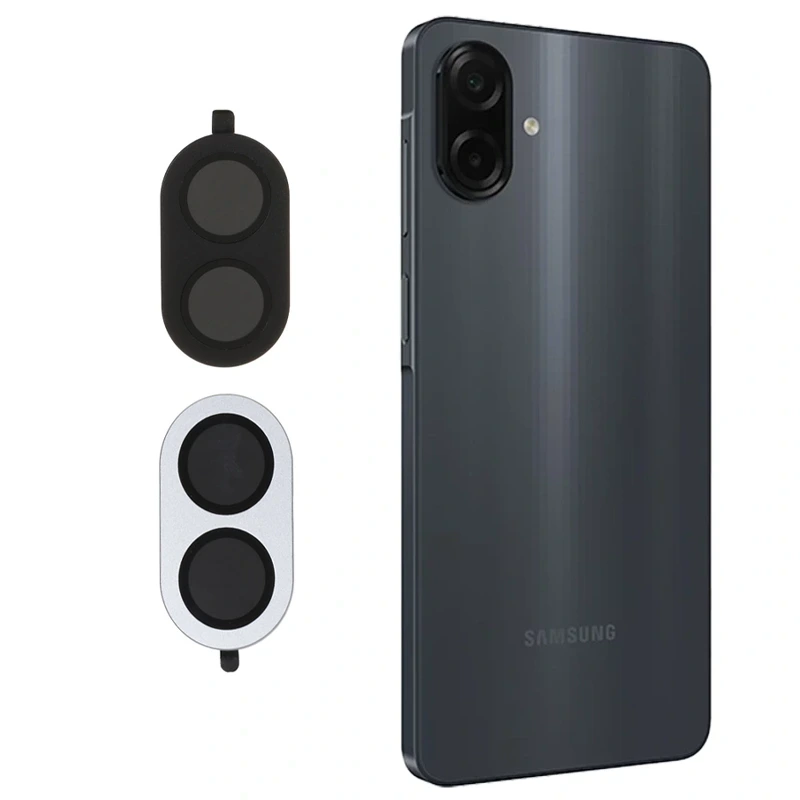 محافظ لنز دوربین Samsung Galaxy A07 رینگی مدل شیشه ای آلومینیومی