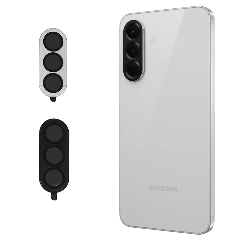 محافظ لنز دوربین Samsung Galaxy A56 رینگی مدل شیشه ای آلومینیومی