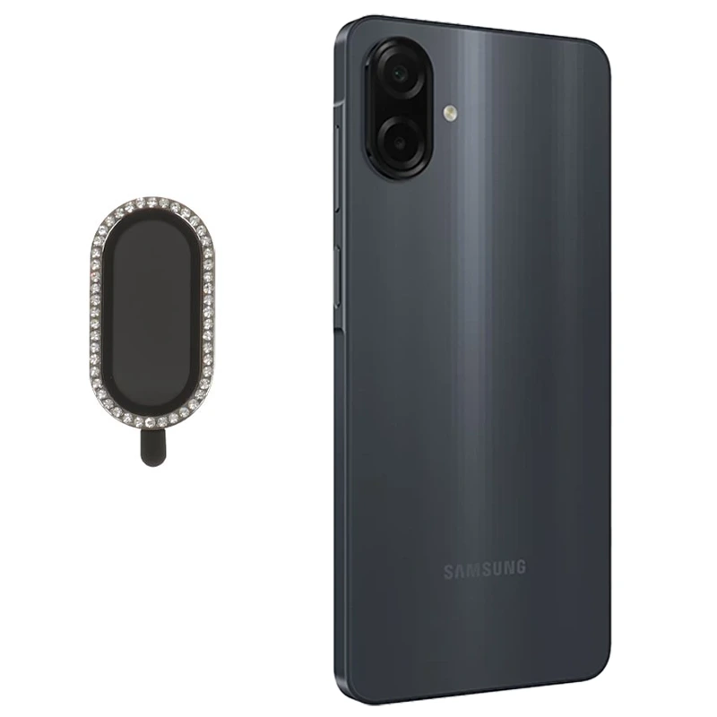 گلس لنز رینگی Samsung Galaxy A07 مدل نگین دار دیاموند