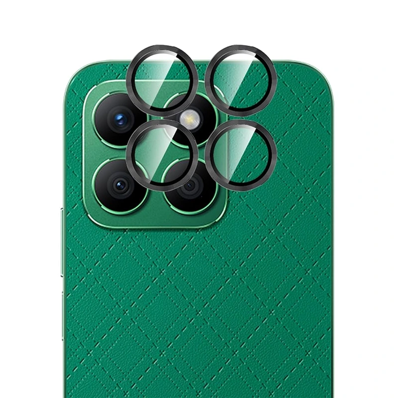 محافظ لنز دوربین Honor X8B رینگی مدل شیشه ای آلومینیومی