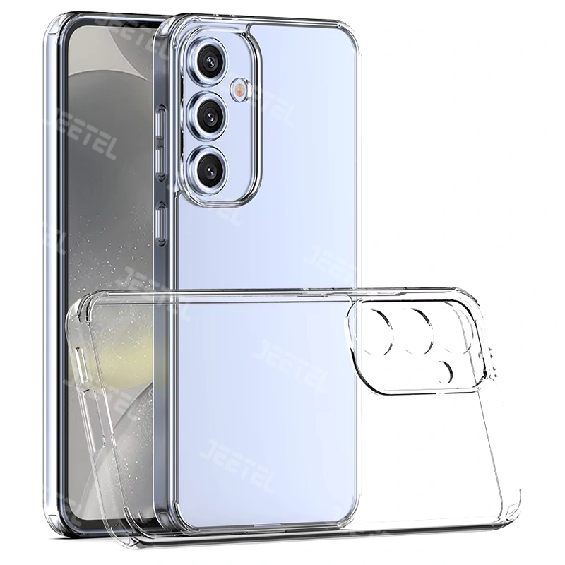 قاب شفاف گوشی Samsung Galaxy A36 مدل ژله ای محافظ لنزدار