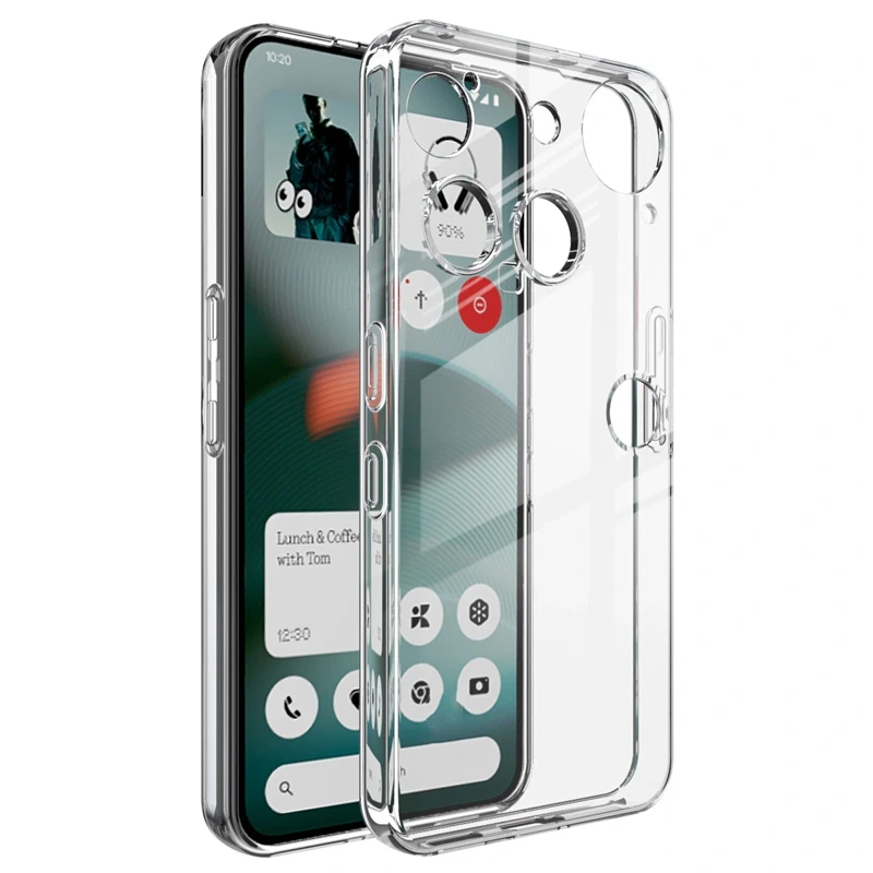 کاور شفاف مناسب برای گوشی Nothing Phone 3 مدل دور ژله ای پشت طلق