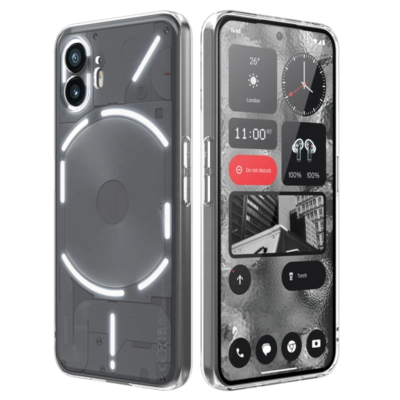 کاور شفاف مناسب برای گوشی Nothing Phone 2 مدل تمام  ژله ای