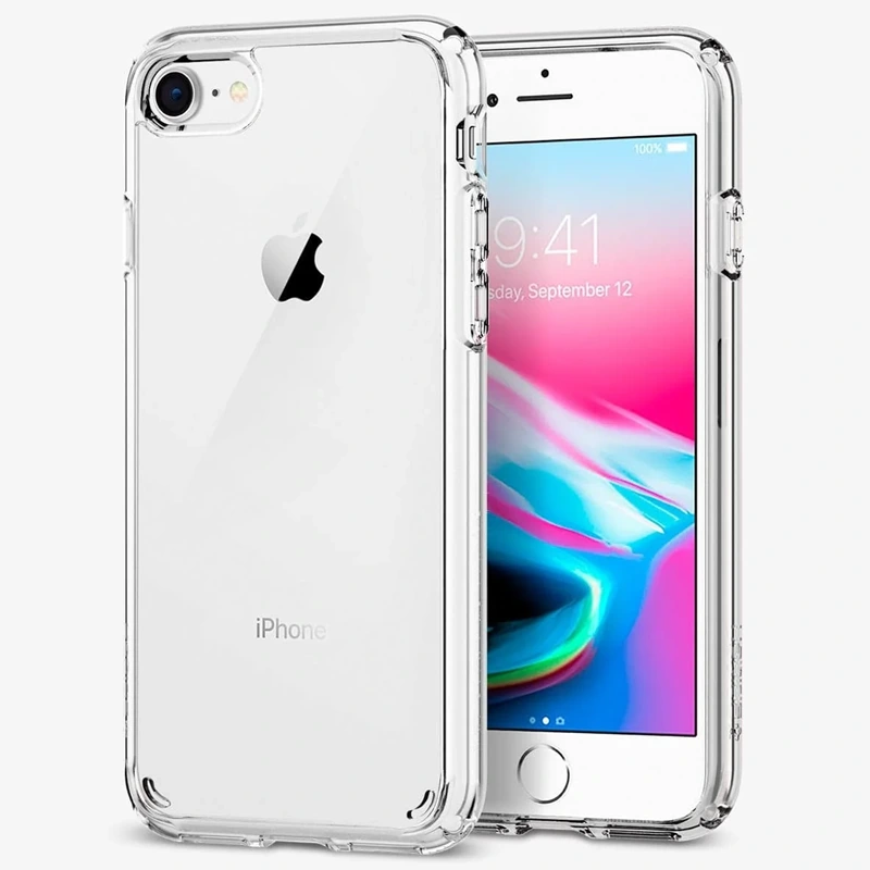 کاور شفاف مناسب برای گوشی iPHONE 7 / 8 / SE 2020 مدل تمام  ژله ای