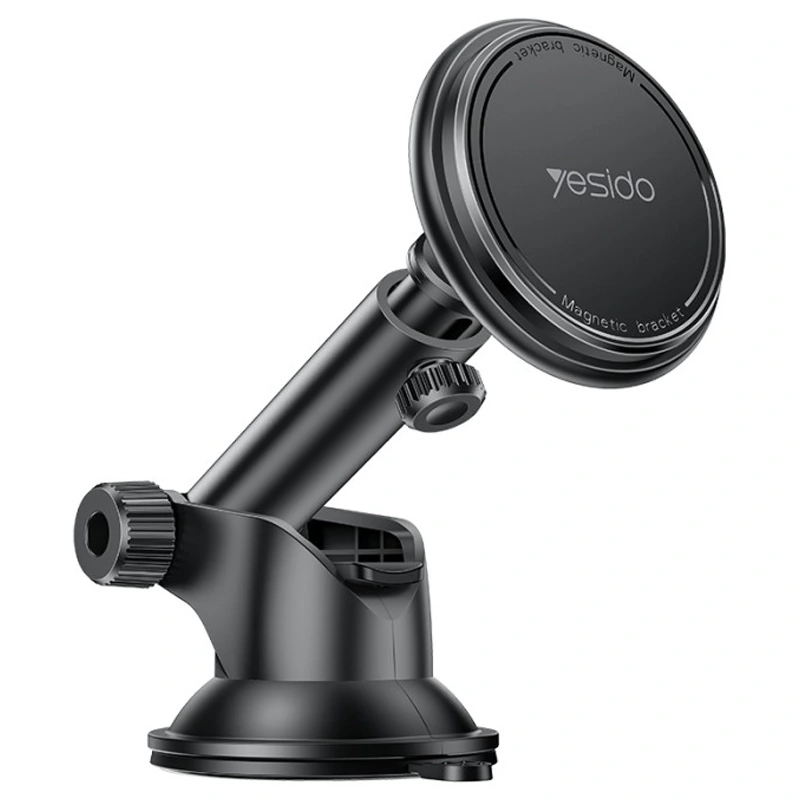 پایه نگهدارنده آهنربایی مدل داشبوردی مکنده به همراه حلقه مگ سیف مدل YESIDO C269 (100% اورجینال)