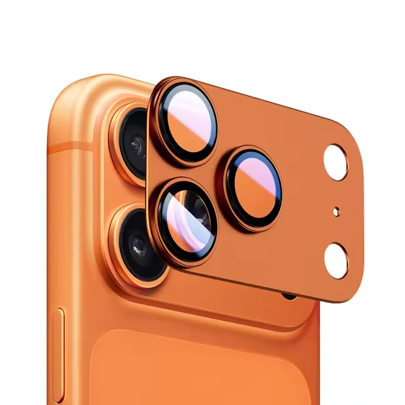 محافظ لنز آلومینیومی با پوشش کامل ماژول دوربین مدل Kuzoom مناسب برای iPHONE 17 Pro Max
