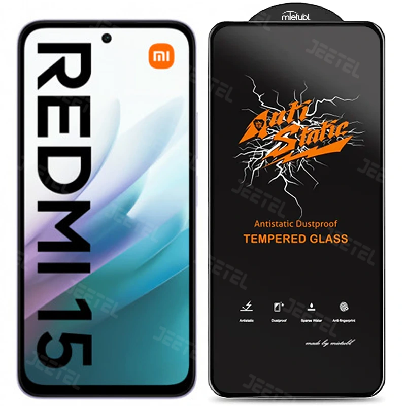 محافظ صفحه نمایش گوشی Xiaomi Redmi 15 آنتی استاتیک اورجینال (Mietubl)