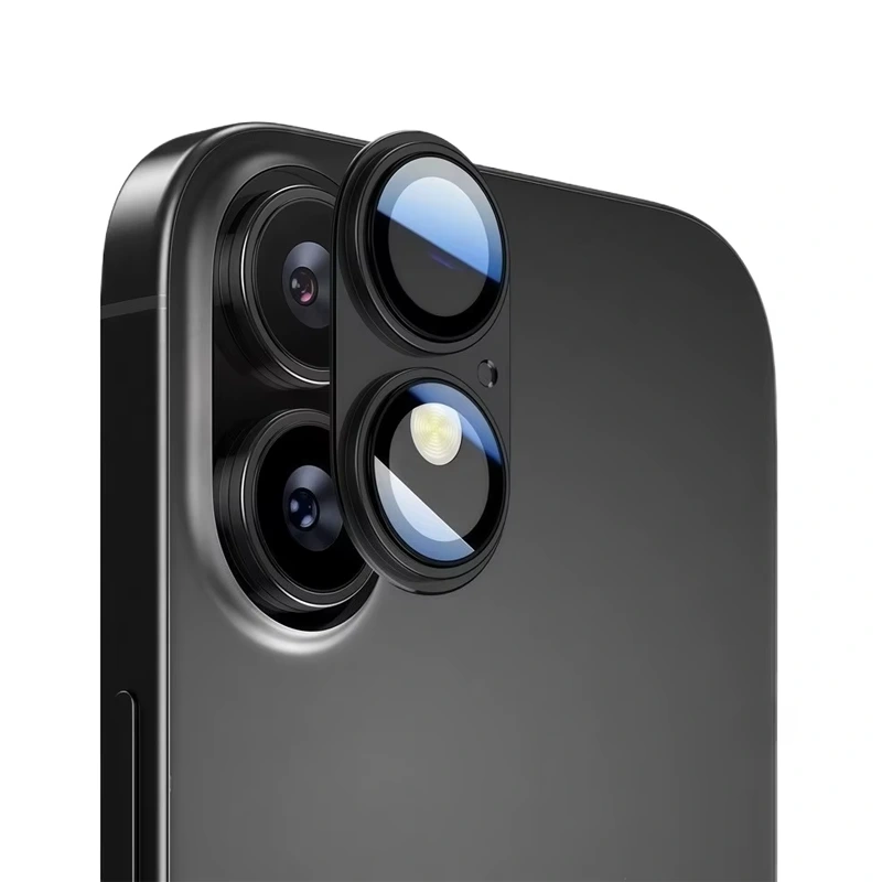 محافظ لنز آلومینیومی با پوشش کامل ماژول دوربین مناسب برای iPHONE 17