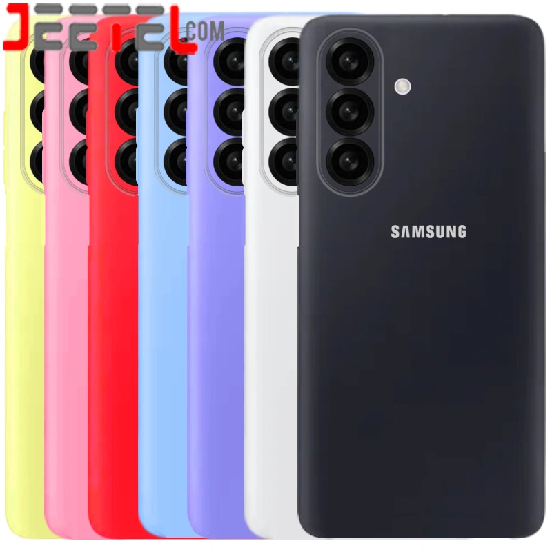 کاور سیلیکونی تک رنگ اورجینال Samsung Galaxy A17 مدل پاک کنی اصل