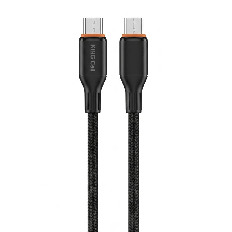 کابل شارژ کنفی ایفونی Type-C To Type-Cمدل فست شارژ 5 آمپر کینگ سل KC-13