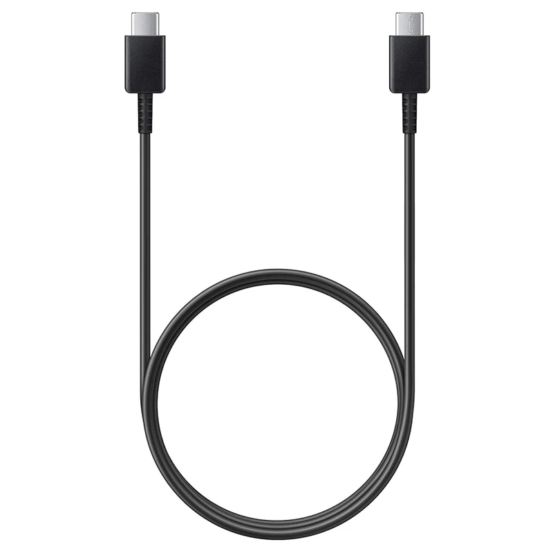 کابل سوپر فست شارژ تایپ سی سامسونگ مدل 5 آمپر (100 وات ساپورت) Samsung USB-C to C 1m Cable (5A) (اورجینال با گارانتی طلایی)