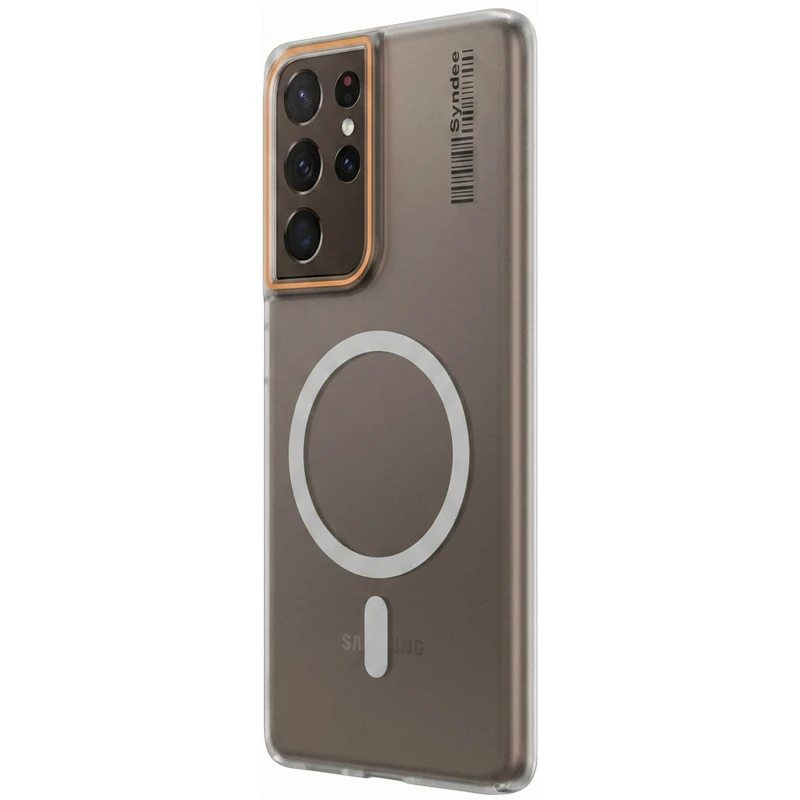 قاب نیمه مات فوق نازک از برند Soft Sanding برای Samsung Galaxy S21 Ultra با پشتیبانی مگ سیف