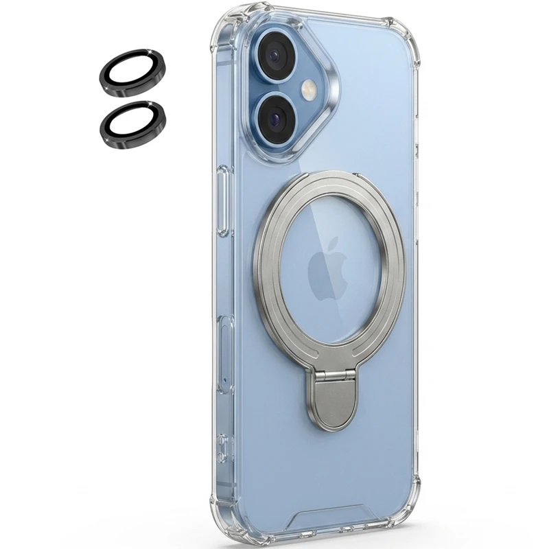 کاور اورجینال ایربگ دار مدل استندشو از برند EvoClear برای iPhone 17