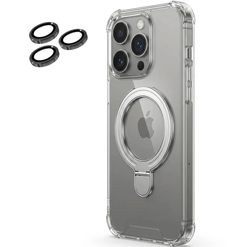 کاور اورجینال ایربگ دار مدل استندشو از برند EvoClear برای iPhone 13 Pro Max