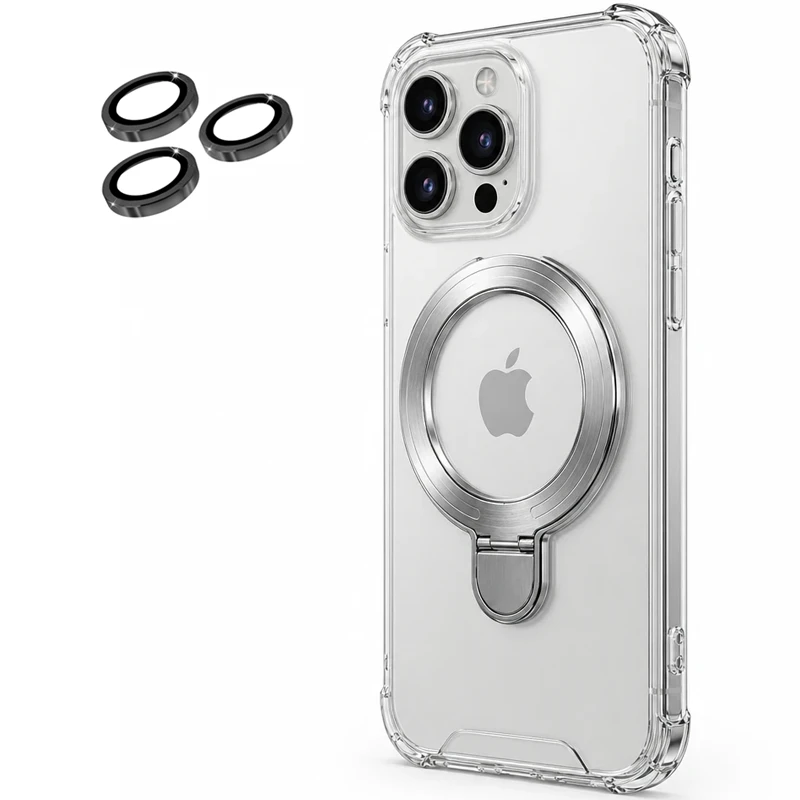 کاور اورجینال ایربگ دار مدل استندشو از برند EvoClear برای iPhone 12 Pro Max