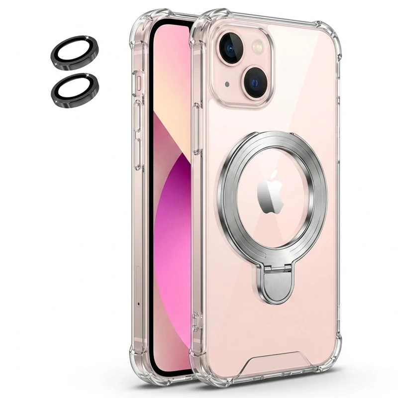 کاور اورجینال ایربگ دار مدل استندشو از برند EvoClear برای iPhone 15