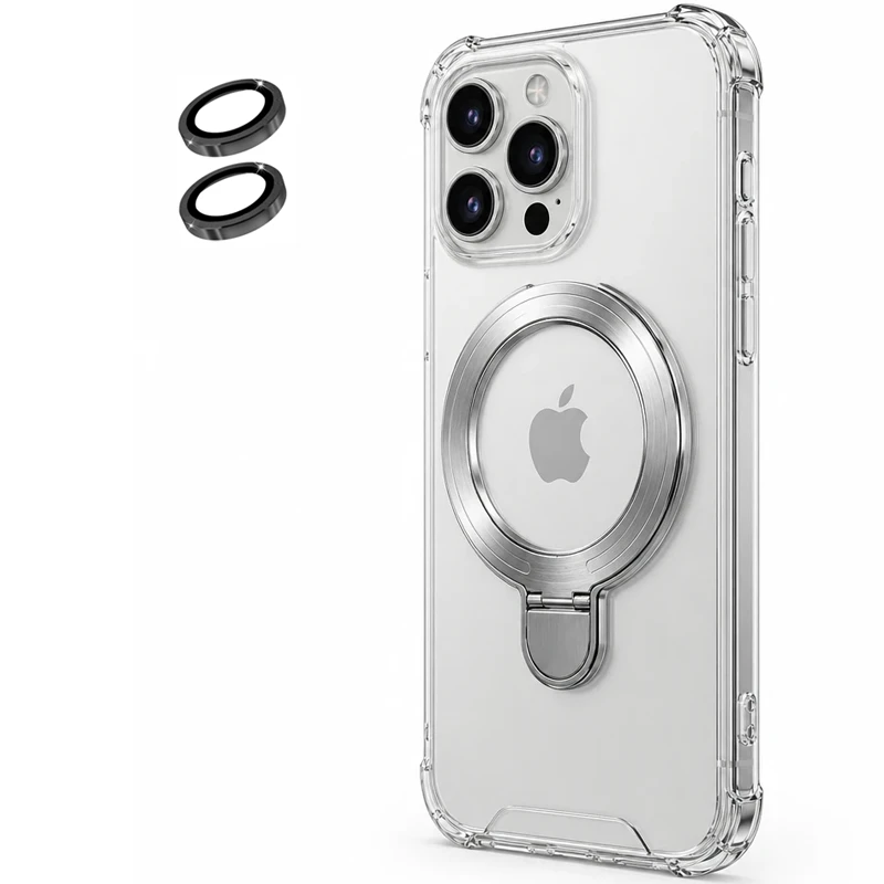 کاور اورجینال ایربگ دار مدل استندشو از برند EvoClear برای iPhone 12 / 12 Pro