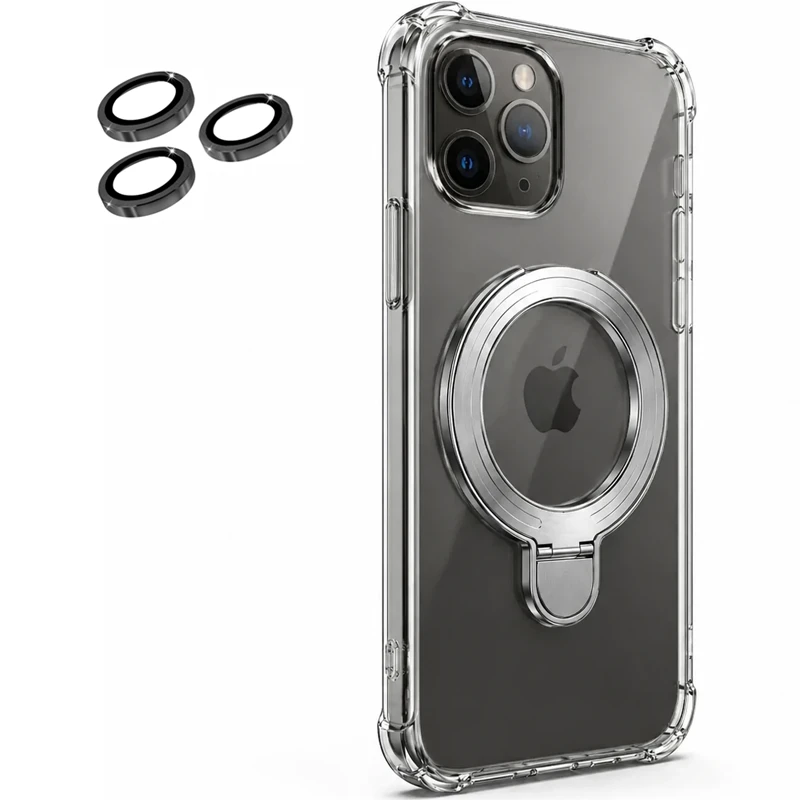 کاور اورجینال ایربگ دار مدل استندشو از برند EvoClear برای iPhone 11 Pro