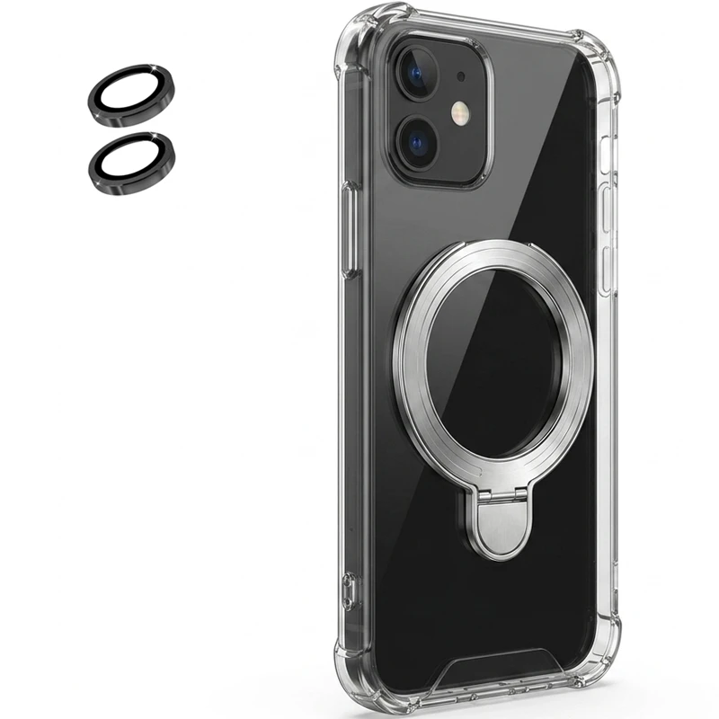 کاور اورجینال ایربگ دار مدل استندشو از برند EvoClear برای iPhone 11