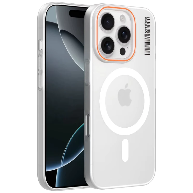 قاب نیمه مات فوق نازک از برند Soft Sanding برای iPhone 16 Pro Max با پشتیبانی مگ سیف