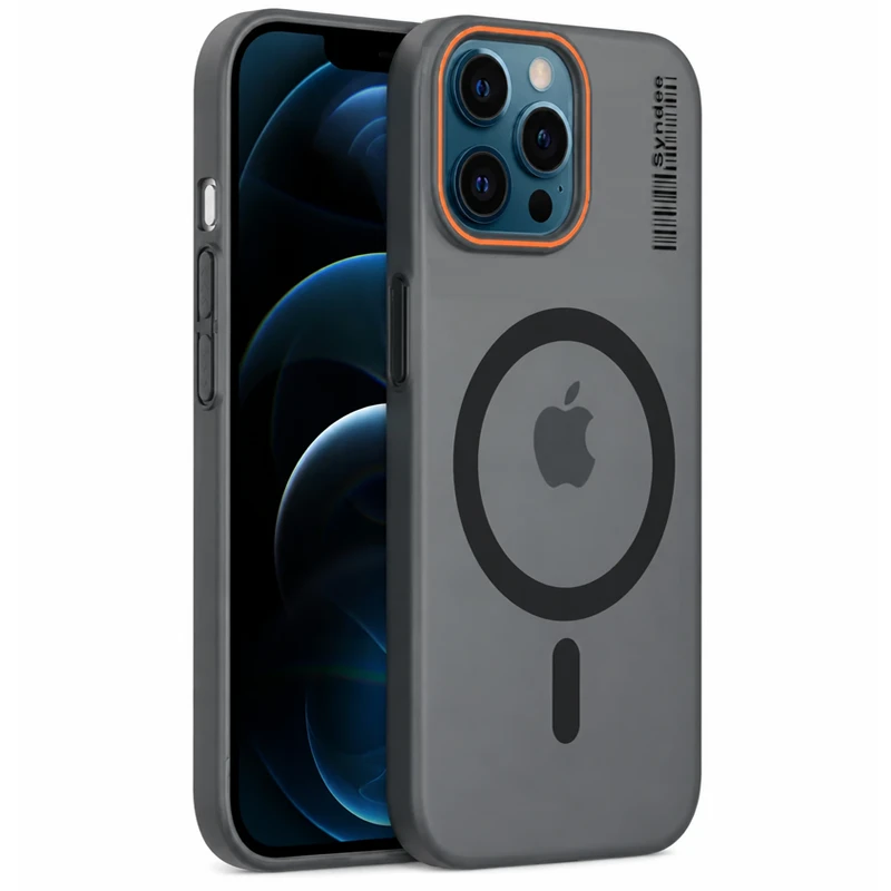 قاب نیمه مات فوق نازک از برند Soft Sanding برای iPhone 12 Pro Max با پشتیبانی مگ سیف