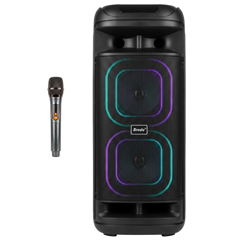 اسپیکر پارتی باکس قابل حمل به همراه میکروفن مدل Brodu BTS-2261