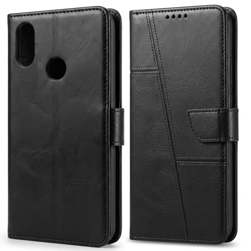 کیف چرمی کلاسوری طرح Texture مناسب برای هوآوی Huawei Y9 2019