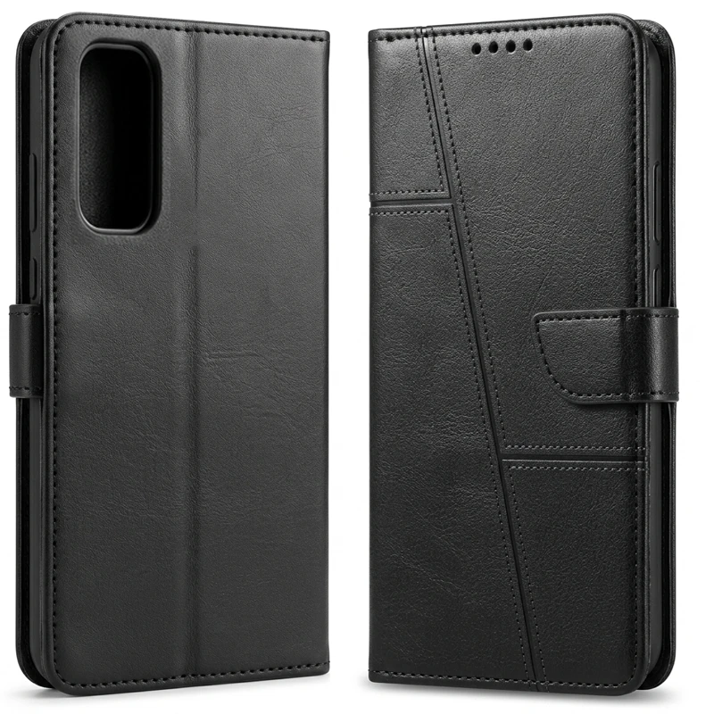 کیف چرمی کلاسوری طرح Texture مناسب برای هوآوی Huawei Y7A