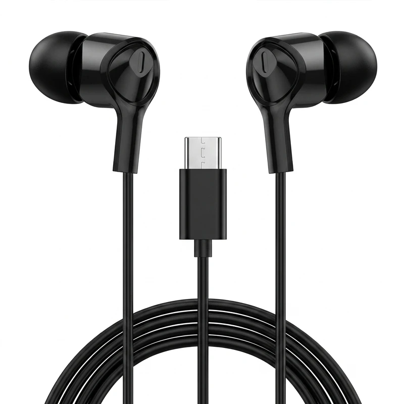 هندزفری مکالمه دار سیمی جک تایپ سی Hi-Fi Noise Reduction مدل Soloffer h55 (اورجینال+گارانتی)