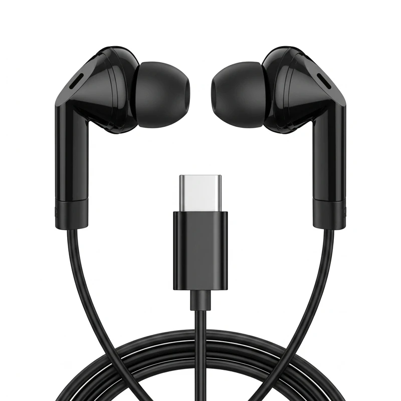 هندزفری مکالمه دار سیمی جک تایپ سی Hi-Fi Noise Reduction مدل Soloffer H50 (اورجینال+گارانتی)