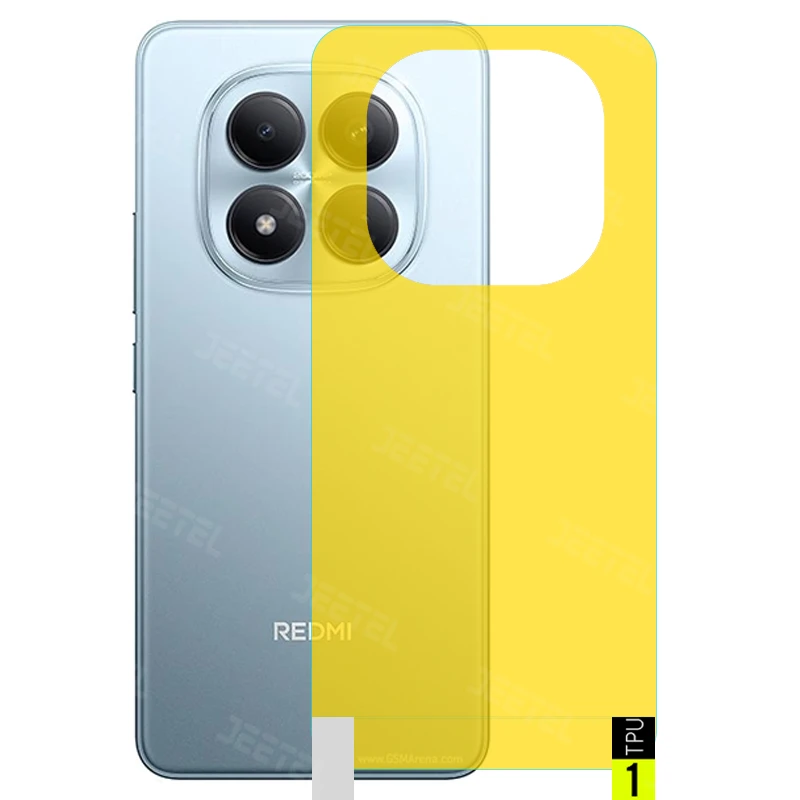 برچسب نانو پشت گوشی Xiaomi Redmi Note 15 Pro مدل فول کاور شفاف آنتی شوک