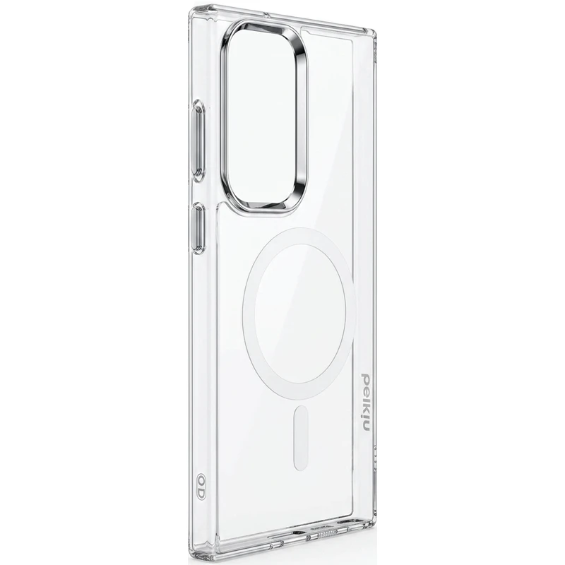کاور شفاف مگ سیف مدل Belkin Clear Metal مناسب برای Samsung Galaxy S24 Ultra