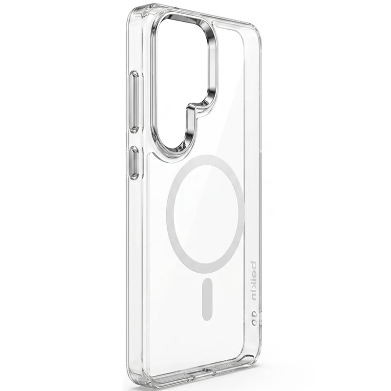 کاور شفاف مگ سیف مدل Belkin Clear Metal مناسب برای Samsung Galaxy S25 Ultra