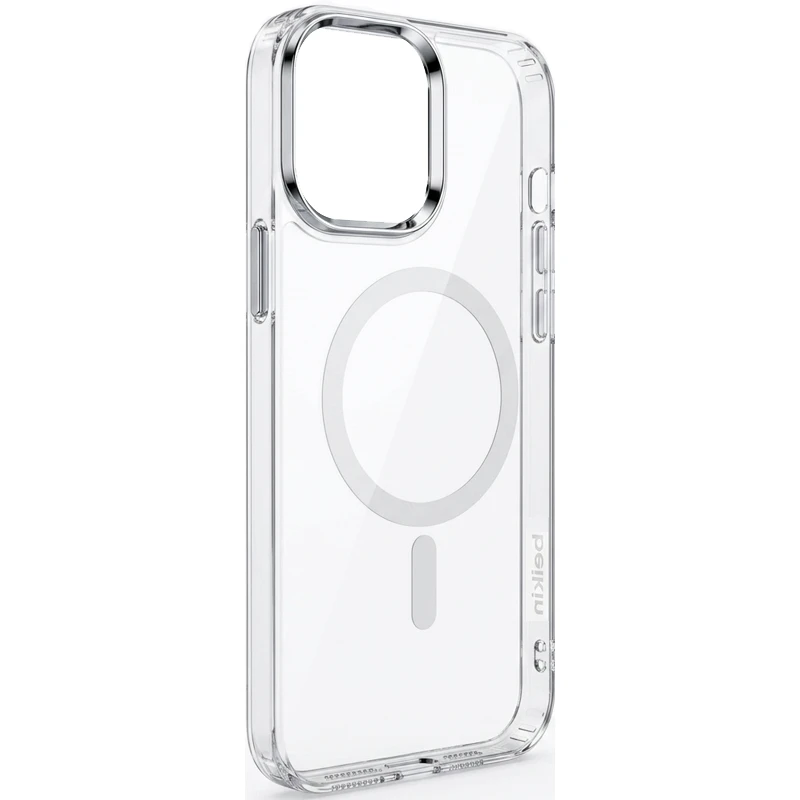 کاور شفاف مگ سیف مدل Belkin Clear Metal مناسب برای iPHONE 14 Pro Max