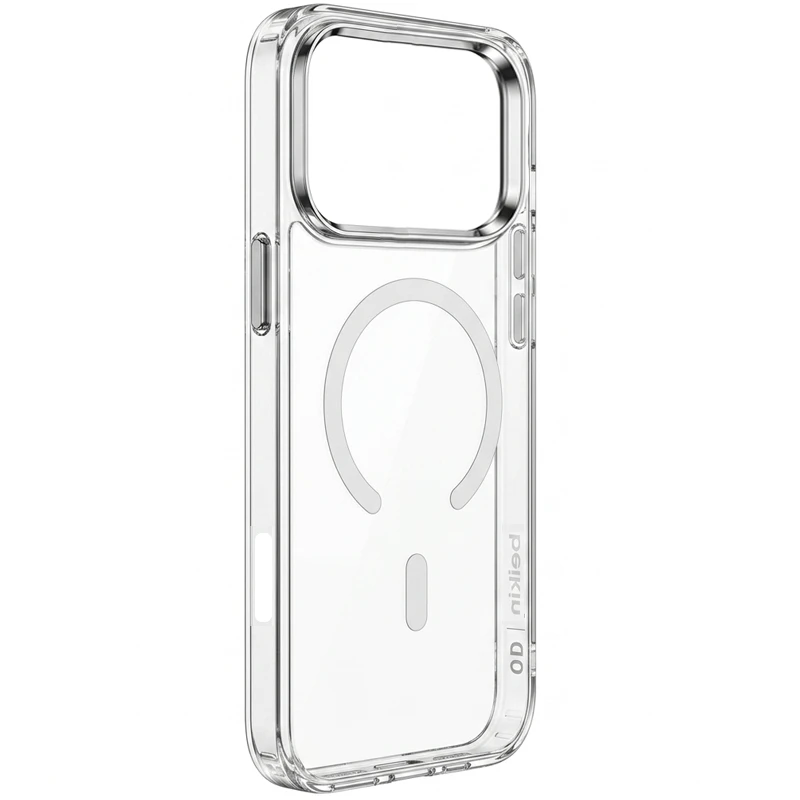 کاور شفاف مگ سیف مدل Belkin Clear Metal مناسب برای iPHONE 17 Pro Max