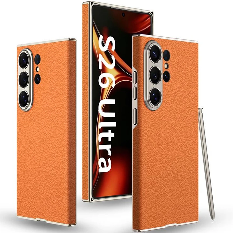 کاور چرمی مات GKK مدل Leather Case مناسب برای گوشی Samsung Galaxy S26 Ultra