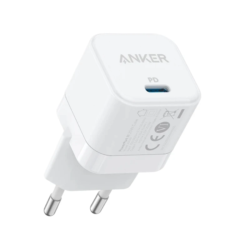 آداپتور فست شارژ PD 20W از برند انکر مدل ANKER A2149 Power Port3 (100% اورجینال)