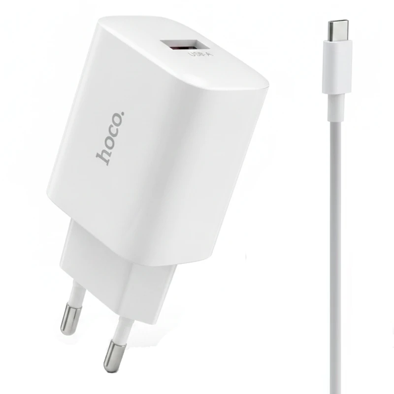 آداپتور فست شارژر 22.5 وات به همراه کابل تایپ سی مدل Support MI 67W/90W/120W از برند Hoco DC129 (100% اورجینال)