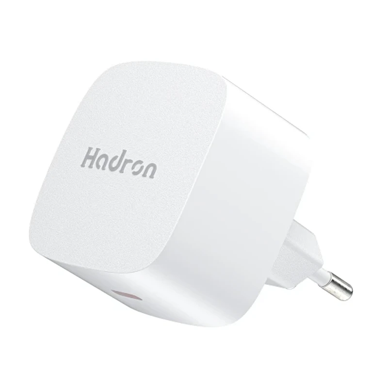 آداپتور فست شارژ 33 وات PD3.0 QC4.0+ Gan از برند هادرون مدل Hadron C1013 (نسخه اورجینال محافظ دار)